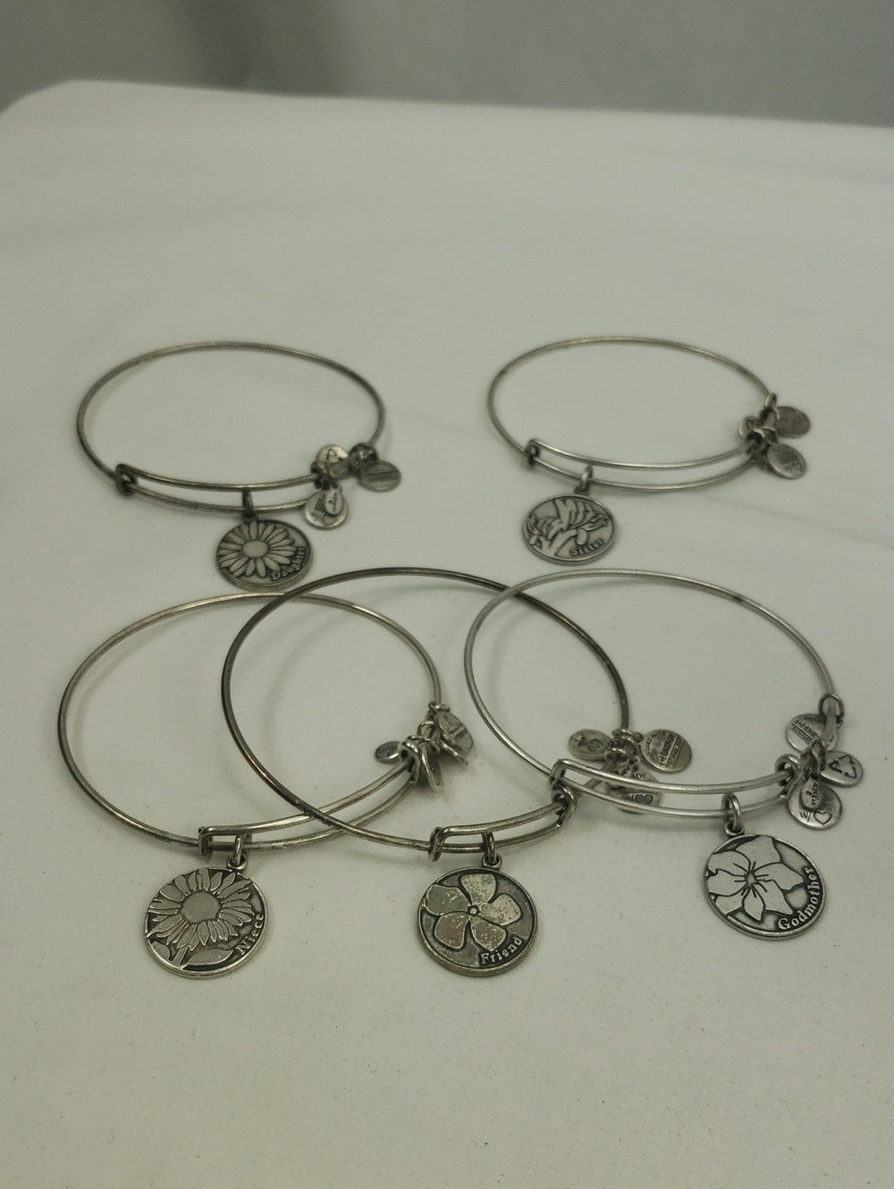 Alex & Ani Bracelets Lot Of 5